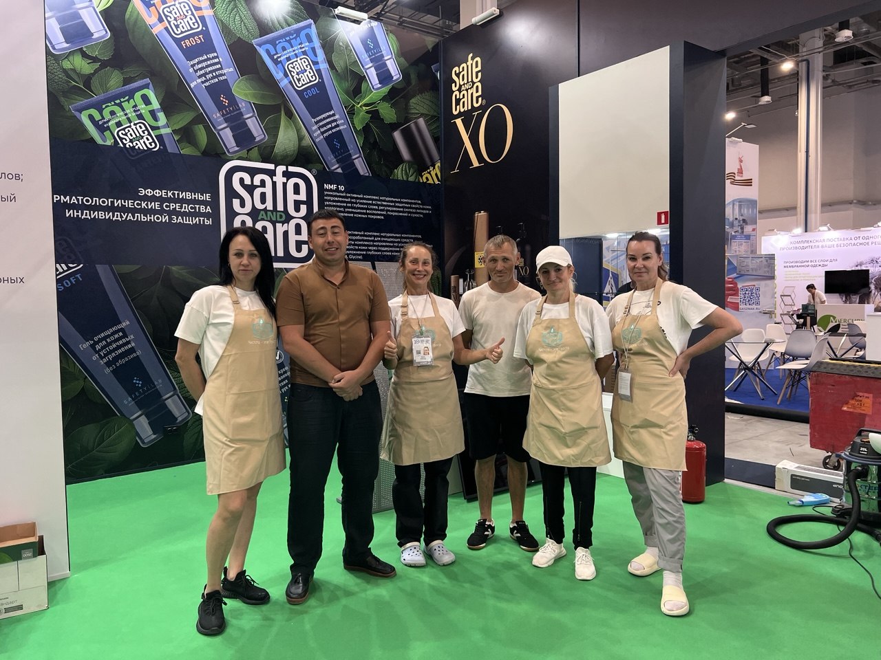 EXPO — дежурная уборка и оперативная реакция на загрязнения.